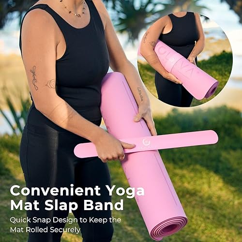 Miniatura 9 de NOLAVA - Alfombrillas de yoga y juegos completos  TPE, antideslizantes, ecológicos, incluye tapete, bloques, correa y más (juegos de 6 o 7 piezas)