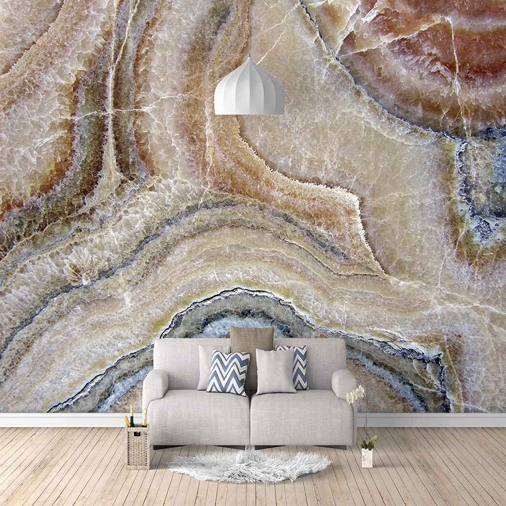 Papier peint toile panoramique pour masquer les imperfections des murs