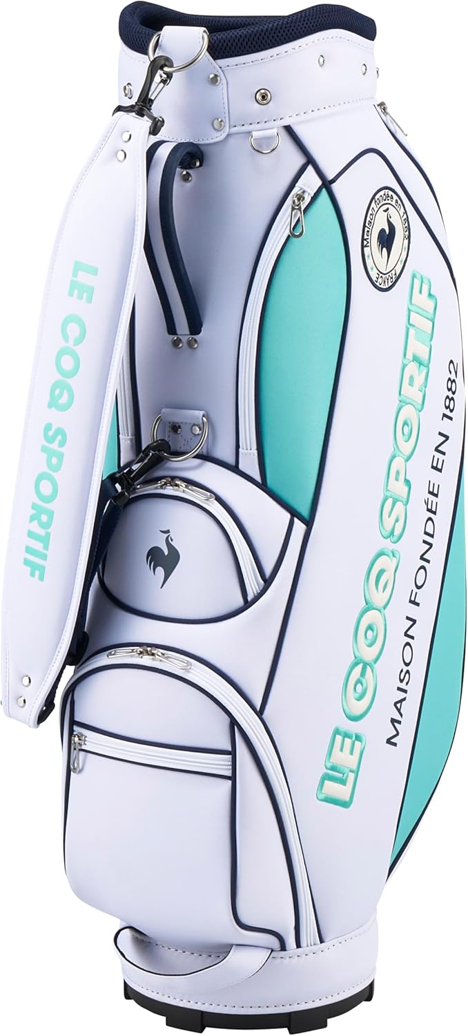 ゴルフコースで輝く美しさと機能性！ルコックスポルティフのスポーティーカートタイプキャディバッグで女性ゴルファーの魅力を最大限に