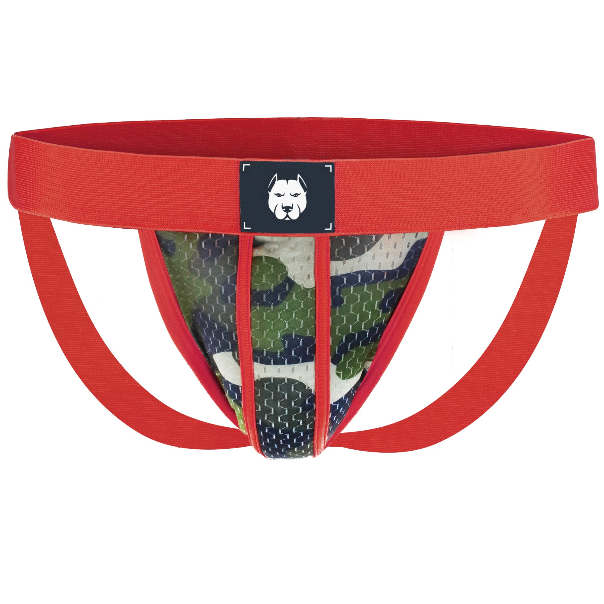 Combat Jockstrap, Rot/Ausflug, einfarbig (Getaway Solids), Medium