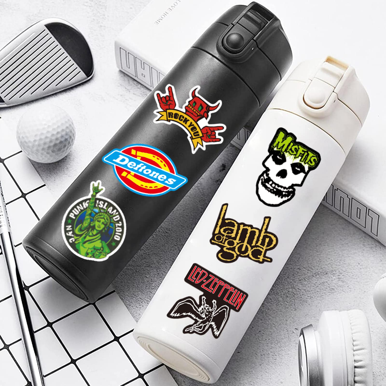 Lot De 100 Autocollants Musicaux - En Vinyle Imperméable - Pour Ordinateur Portable, Enfants, Voitures, Moto, Vélo, Skateboard, Bagages, Valise, Ordinateur, Graffiti, Décalcomanie