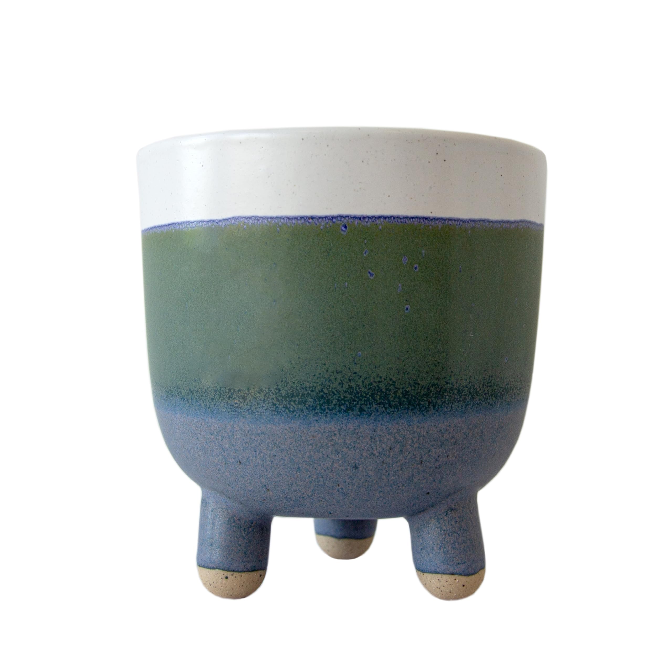 Sass & Belle Blue, Green Marlowe Leggy Planter Blue Large
