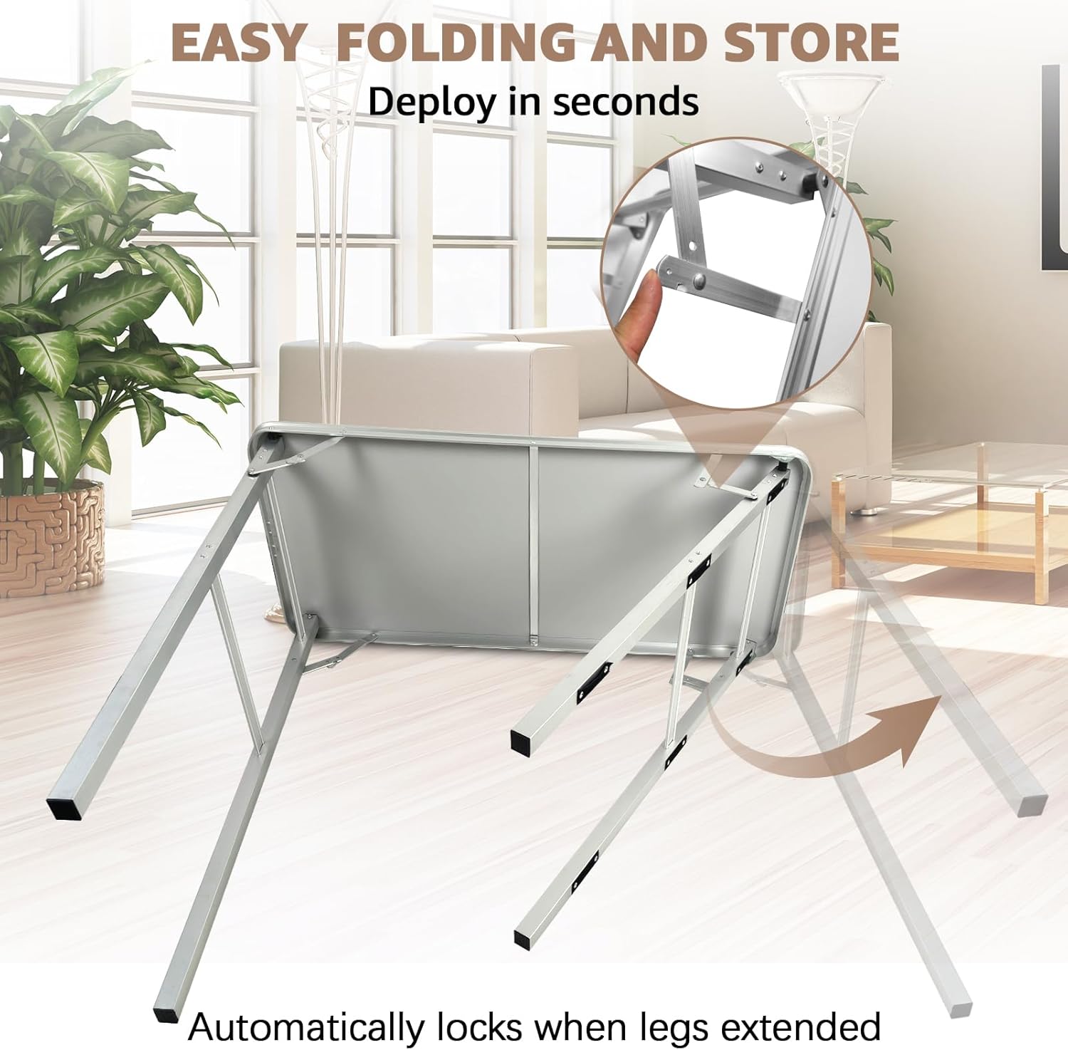 Portable Bar Table with Storage Shelves, Folding Mobile Bartending Station with Skirt, Carry Case, for Events, Party, Camping, Picnic, Tradeshow (15.2" D x 38.5" W x 34.5" H)