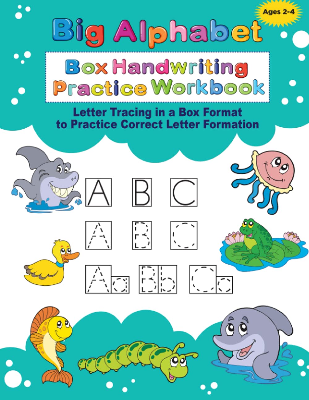 Big Alphabet Box Handwriting Practice Workbook: Letter Tracing to Practice Correct Letter Formation