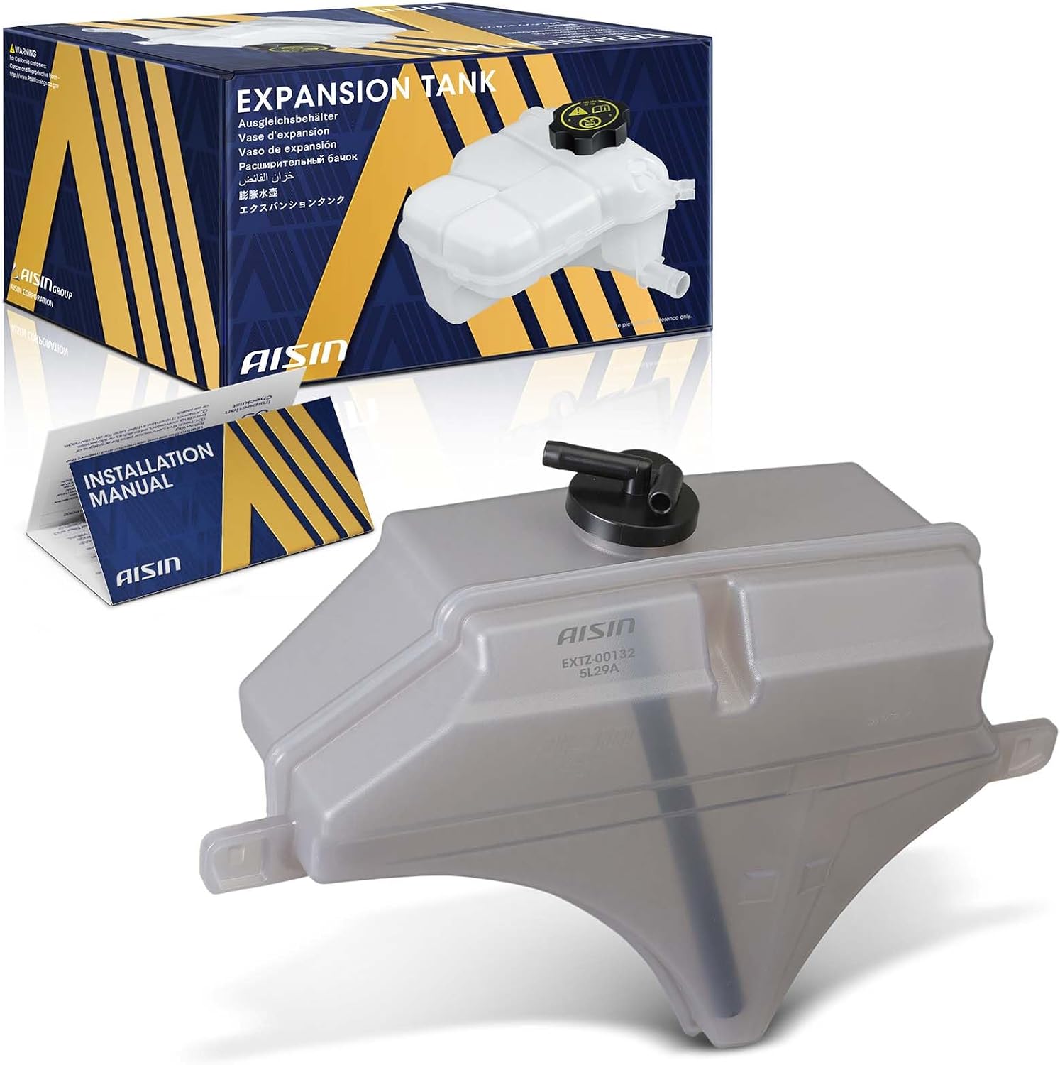 AISIN AFTERMARKET EXTZ-00132 Coolant Reservoir Expansion Tank with Cap