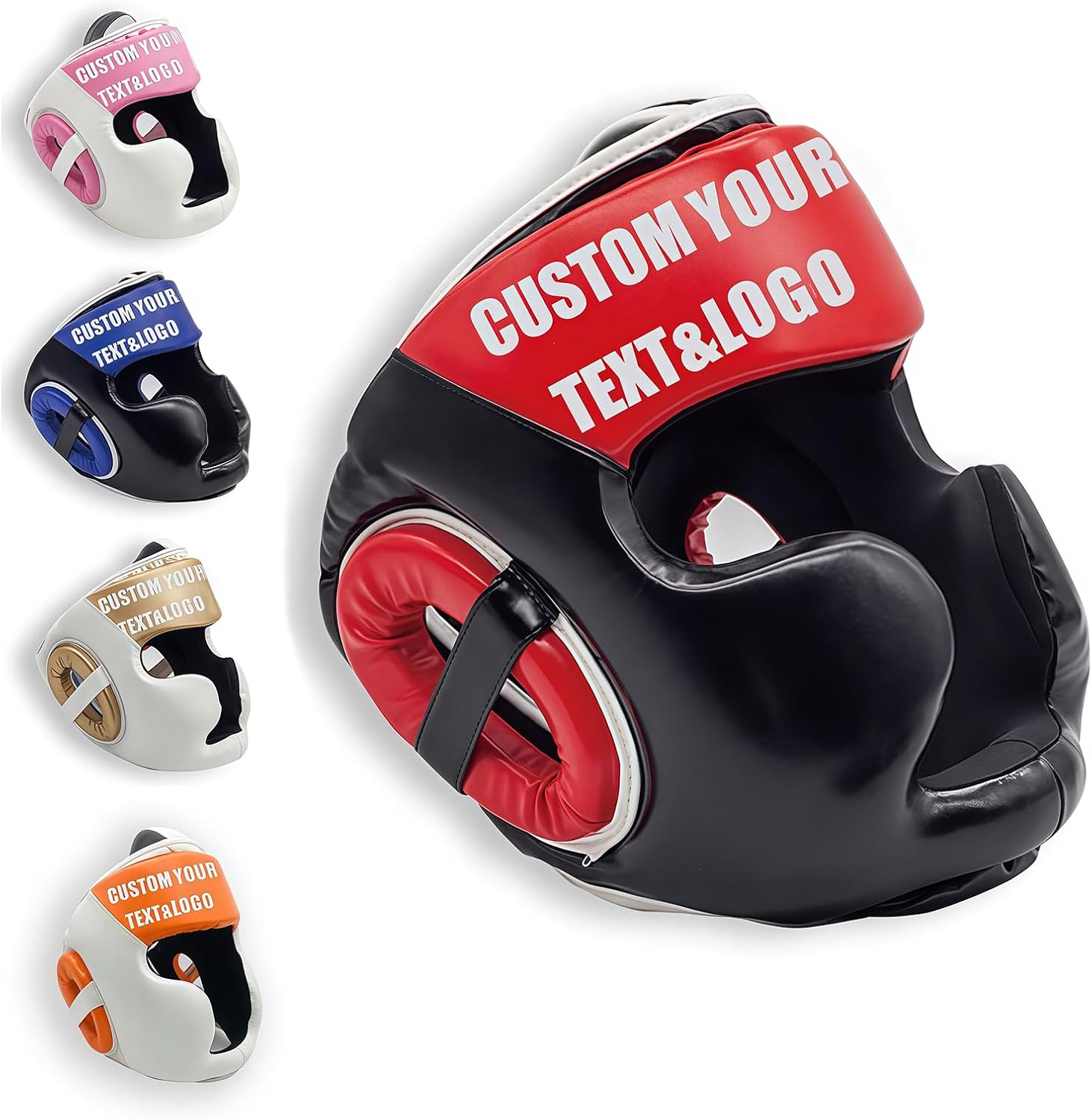 Custom Boxing Headgear, Personalized MMA Training, Taekwondo Sparring Gear, Boxing Training Equipment for Kids Adult