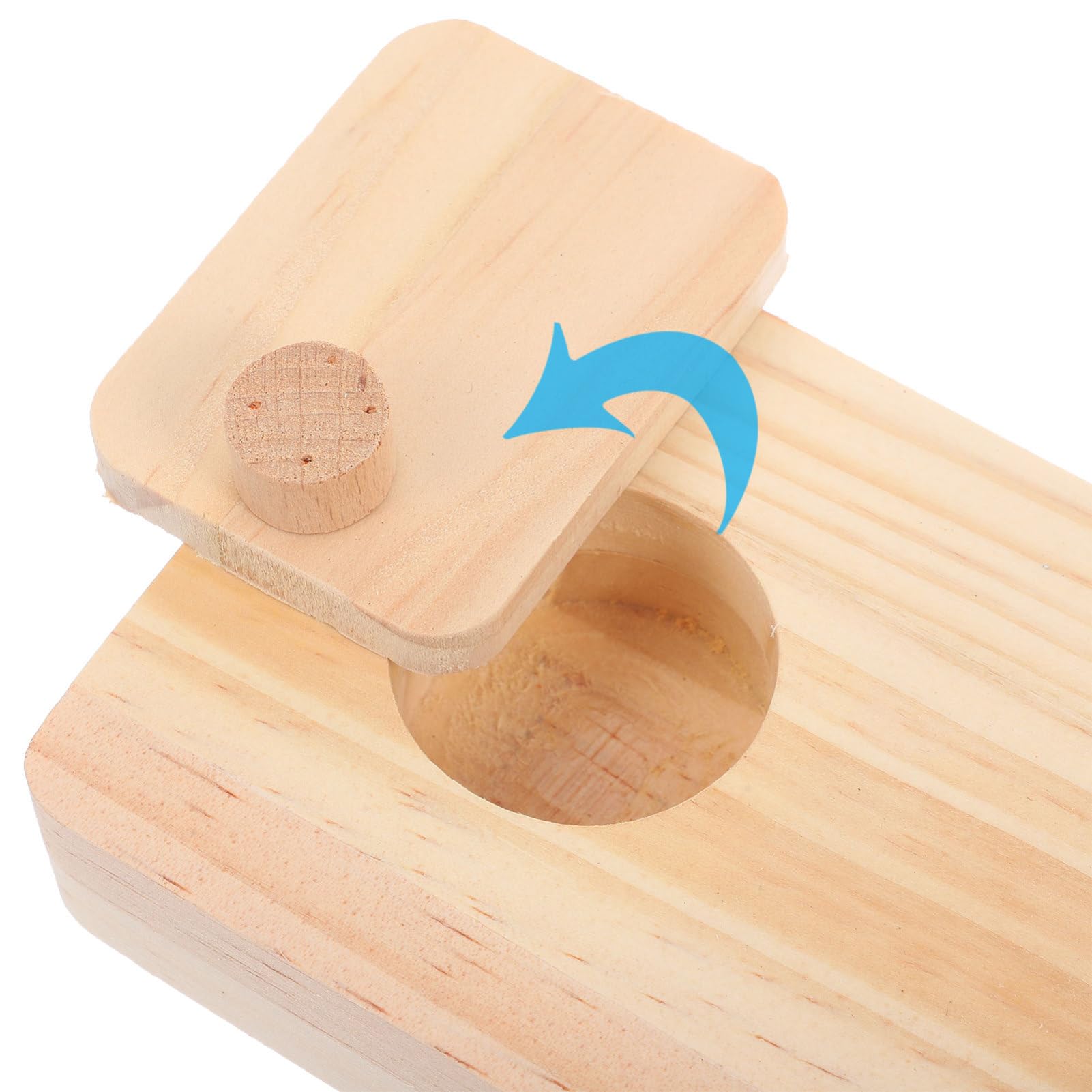 BESPORTBLE 10piezas Caja De Madera para Hámster Juguete De Forrajeo para Pequeñas Comedero y para Hámsters y Conejos Estimula Instintos