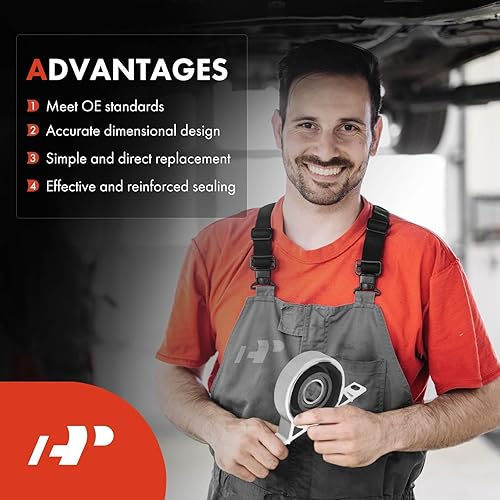 Miniatura 7 de A-Premium Cojinete de soporte central del eje de transmisión trasero compatible con Kia Sportage 2005-2010 y Hyundai Tucson 2005-2010, 4WDAWD,