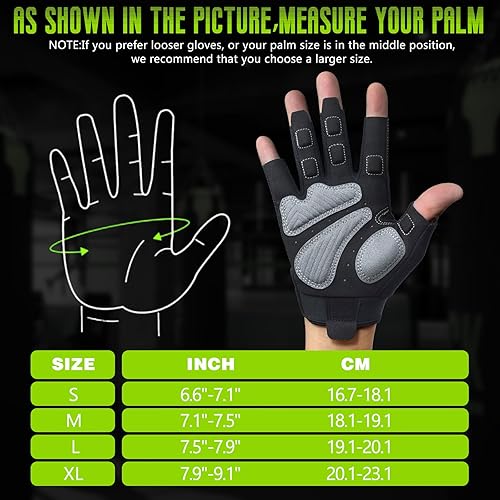 Miniatura 6 de SeekTop Workout Gloves for Men and Women, Weight Lifting Gloves with Full Protection, Excellent Grip, Gym, Breathable Exercise Gloves for