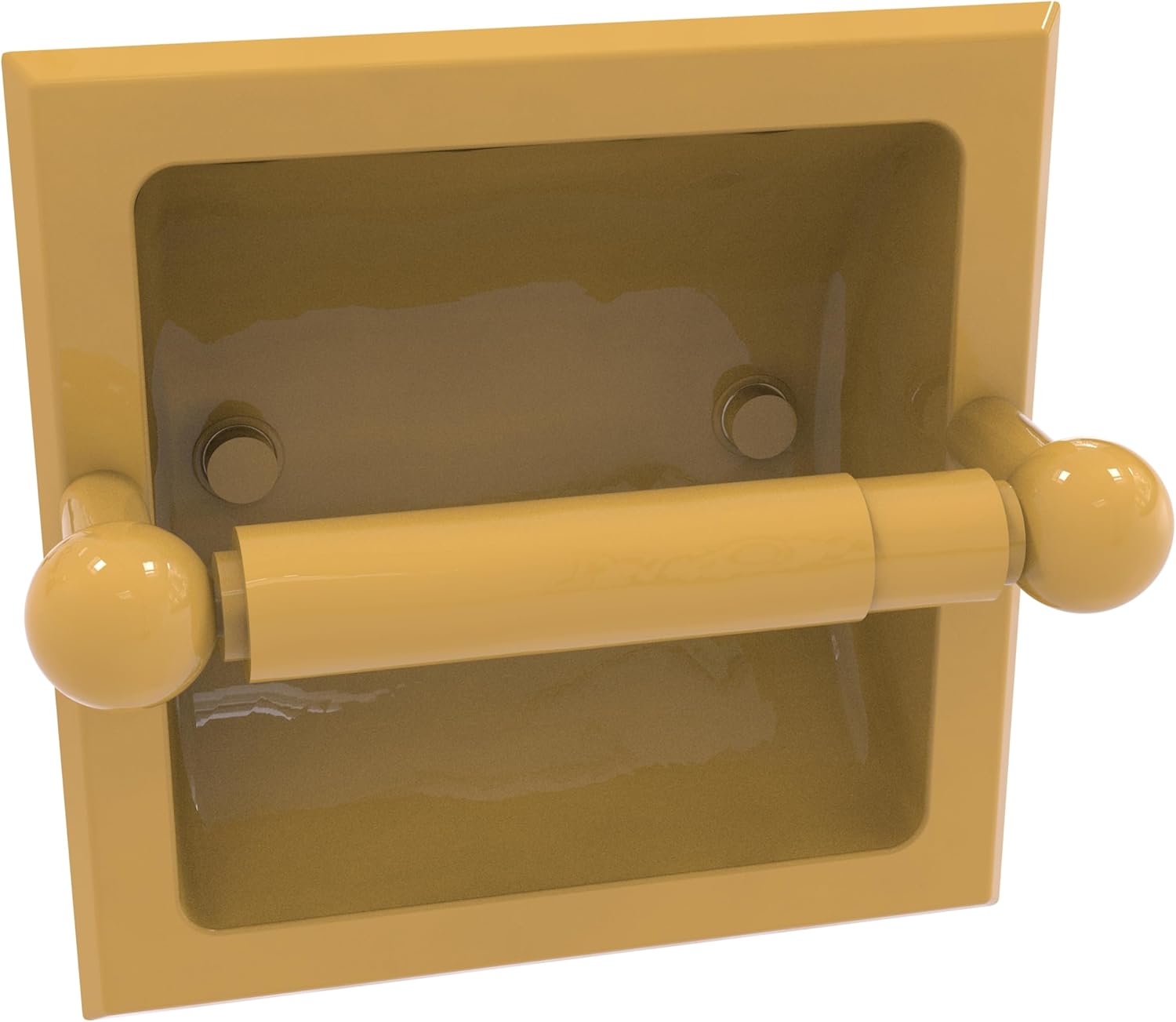 Allied Brass P1000-24C Prestige Skyline Collection Recessed Toilet Paper Holder, Brushed Bronze