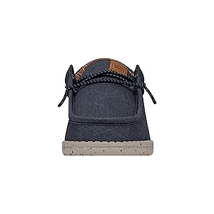 Scarpe Hey Dude Wally Youth - In Tela, Navy, Taglia 35 EU, Leggere E Comode - Foto 7
