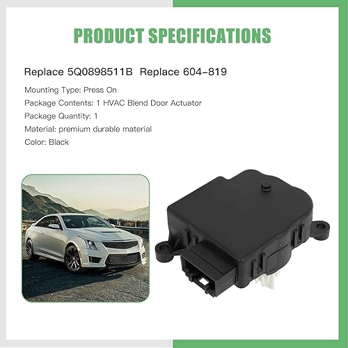 Vista 225 de SCITOO Reemplazo de actuador de puerta de mezcla de calentador HVAC para Ford F-150 2004-2008, para Ford para Lobo 2004-2008, para Lincoln para Mark