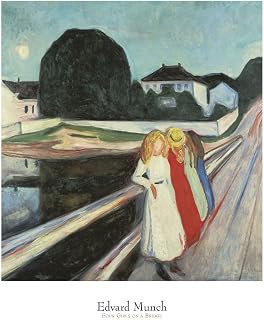 McGaw Graphics Four Girls on a Bridge by Edvard Munch Painting Print