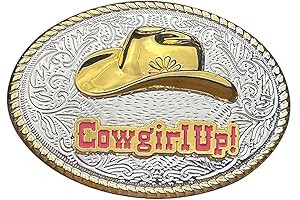 TOPACC Western Belt Buckles for Men Women Cowgirl Cowboy Rodeo Buckle 1.5 Inches Novelty kT33