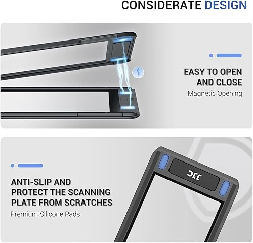 Miniatura 9 de Juego de adaptadores de digitalización de película + 120 soportes para fotos juego de película negativa de 1.378 in con 120 soportes de película