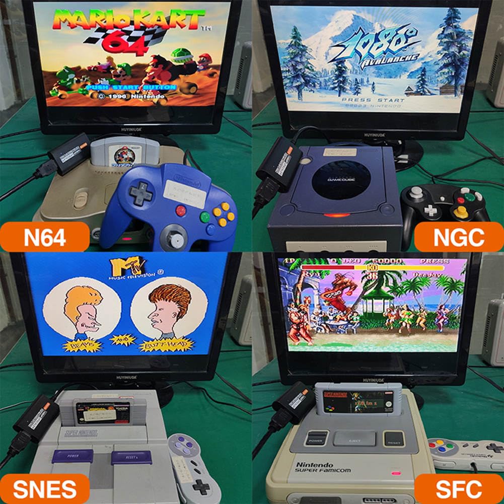 Amazon | N64 to HDMIビデオコンバーター N64 / GameCube/SNES to HDMI