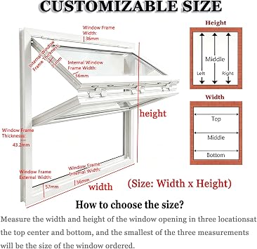 Foldable Aluminum Concession Window with Safety Lock, Sliding Window for Food Trucks and Restaurants
