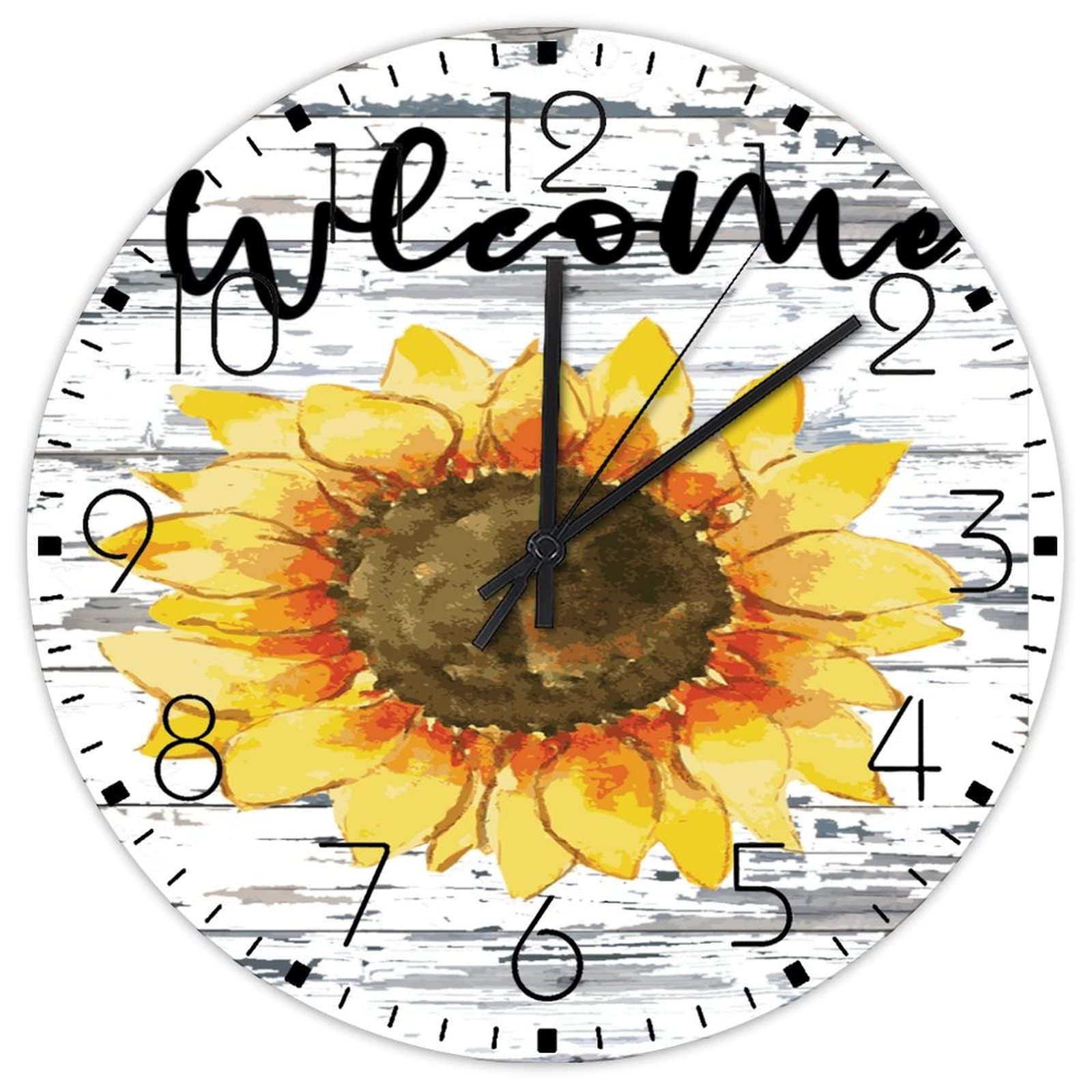 Horloge murale silencieuse sans tic-tac pour retrouver le sommeil