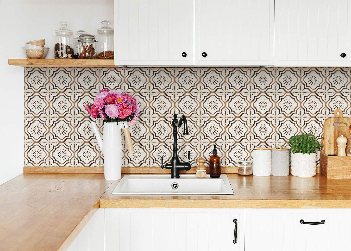 Carreaux Muraux Pour Dosseret Autoadhésif En Vinyle Peler Et Presser