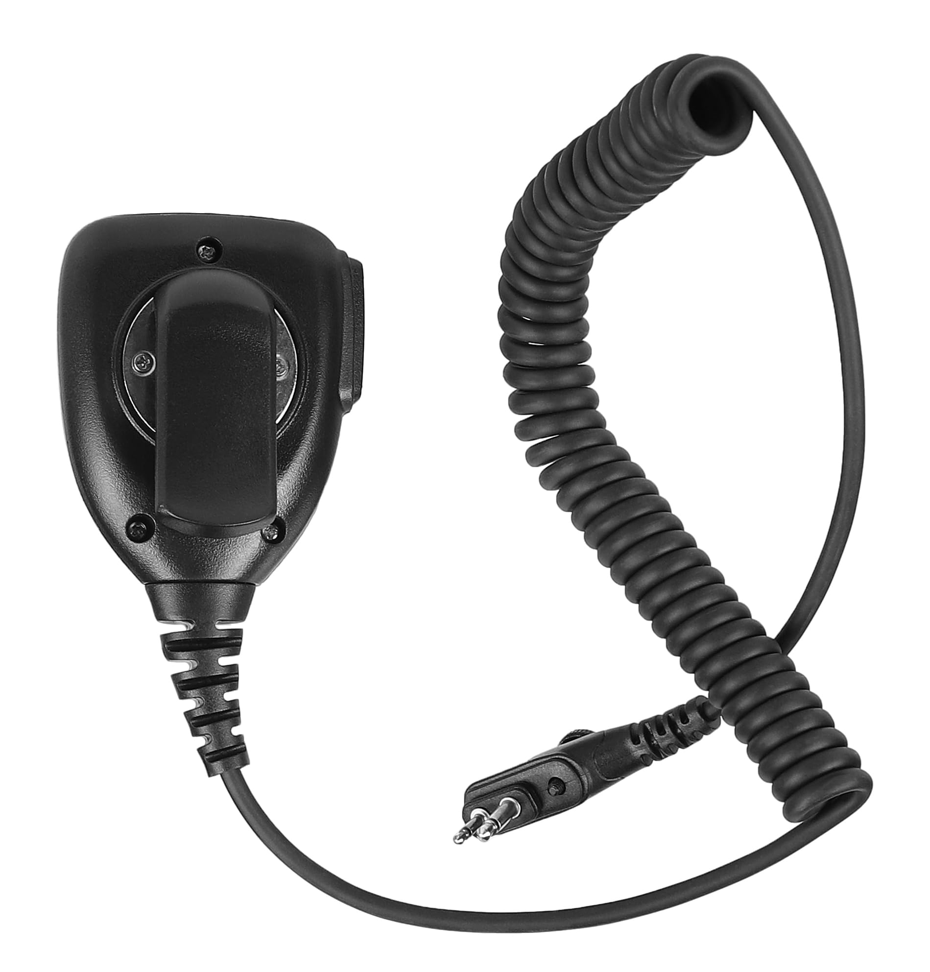 Microfono per radio Hytera BD505 BD615 PD405 PD505 PD565 2 pin con vite | Microfono da spalla portatile compatibile con Walkie Talkie Midland G15Pro G18 HYT BD555 PD485 Power446 TC-446S TC-610 TC-620