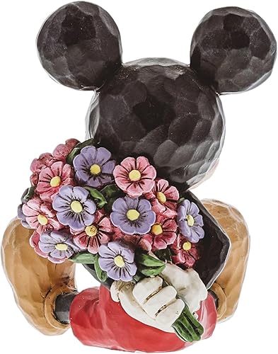 Miniatura 4 de Disney Traditions por Jim Shore Mini Mickey Mouse Pose de personalidad figura de resina y piedra, 7 cm