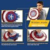 Captain America Shield Shield Soft Bullet Launcher Toy Disguise Heroic Role Play Superhero Retro Costume Shield Adult Children