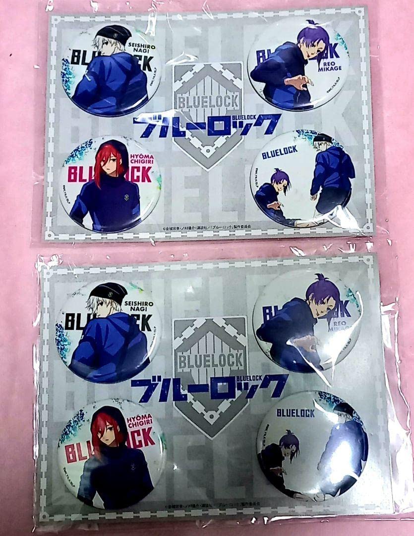 ブルーロック コラボカフェ本舗 等身缶バッジセットA ブルーロック