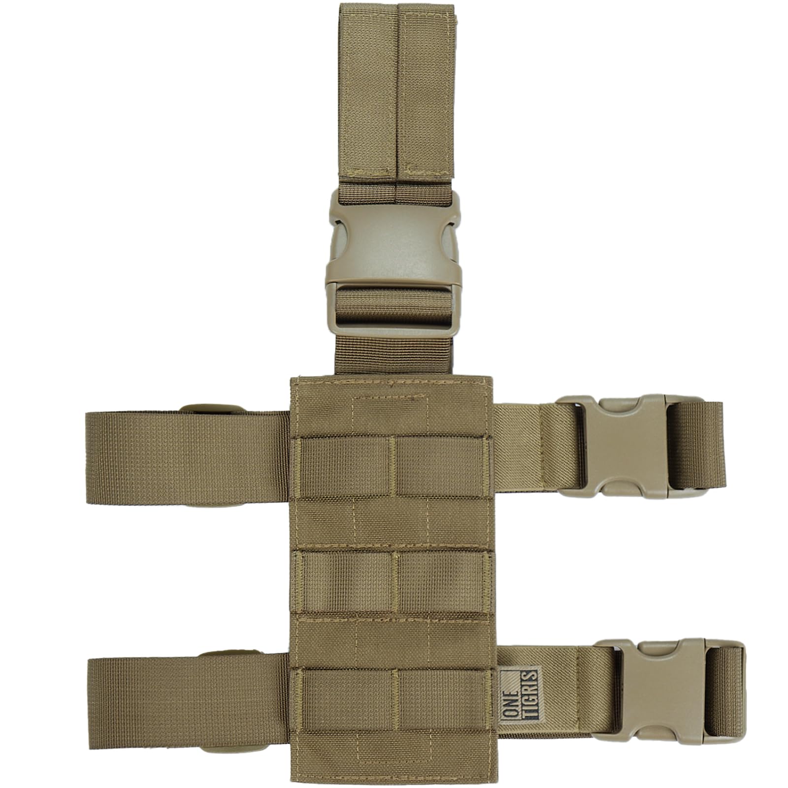 OneTigris Mini Molle Panel for Holster Tactical Drop Leg Platform Minimalist Adjustable Thigh Rig for Holster