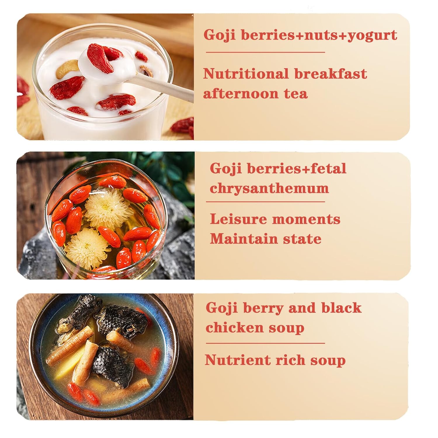 Shengmingxi Goji Berries 14.1OZ/400g Wolfberry Special Grade Goji Berry Dried Fruit Berry Whole & Large No Sulfur No Addition Great for Drinks, Snacks, Beverages 枸杞 枸杞子 红枸杞