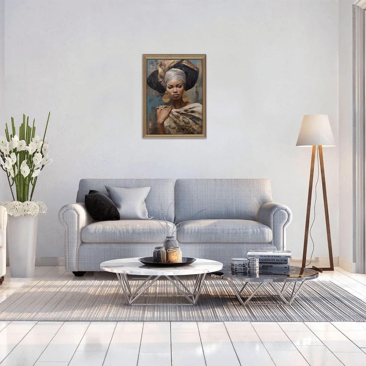 Puzzles for Adults 500 Pieces African Black Woman American Queen Formation Wooden Pictures Room Holidays Funny Wall Art Gift Jigsaw Puzzle