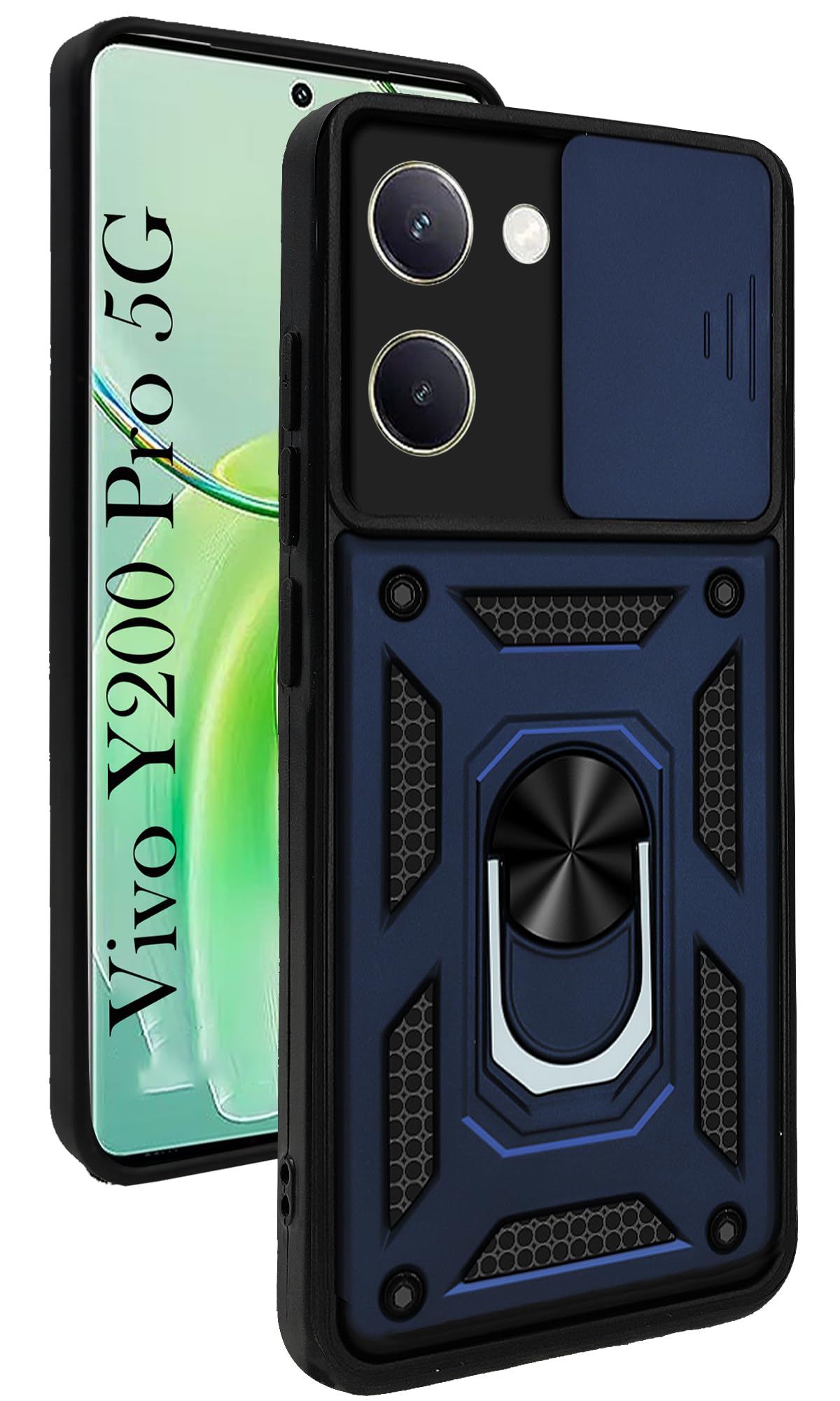 Jkobi Back Cover Case for Vivo Y200 Pro 5G (Hybrid Dual Armor Polycarbonate) (B0DC489BQF) Amazon Price History, Amazon Price Tracker