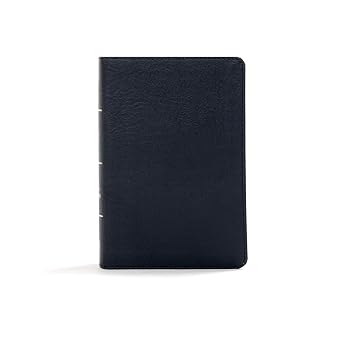 KJV Large Print Compact Reference Bible, Black Leathertouch King James Version, Black Leathertouch, Reference Bible