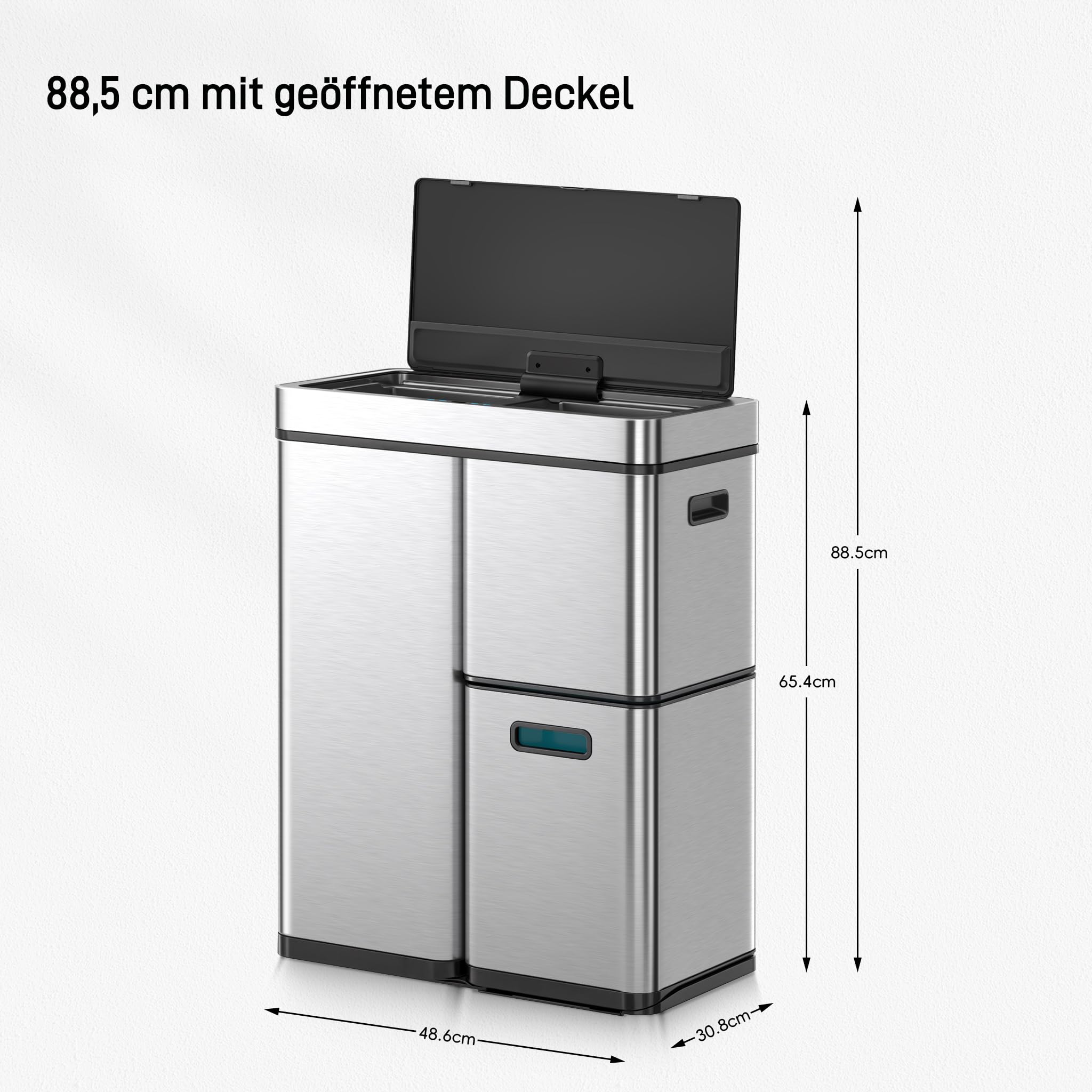 Eko Mirage Plus Mülltrennsystem mit 3 Fächer – Bild 3