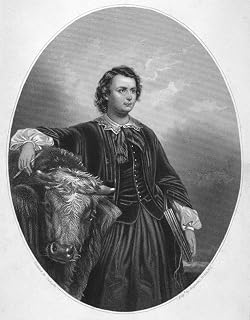 Rosa Bonheur (1822-1899) Nfrench Painter Steel Engraving American 19Th Century After A Painting By Edouard Louis Dubufe Poster Print by (18 x 24)