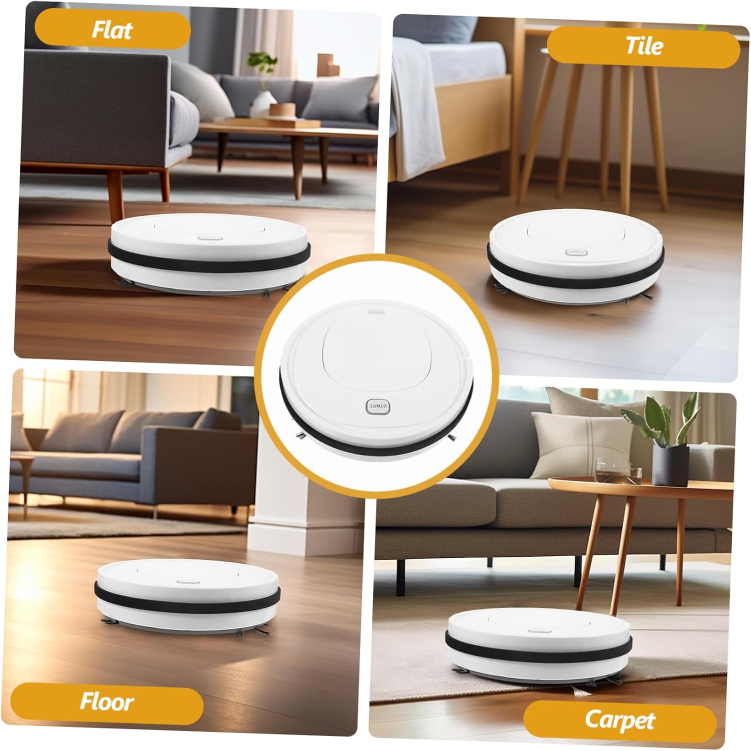 Garneck Intelligent Floor Sweeping Robot Automatic Cleaning Machine Robotic Vacuum Dust Catcher Home Cleaning