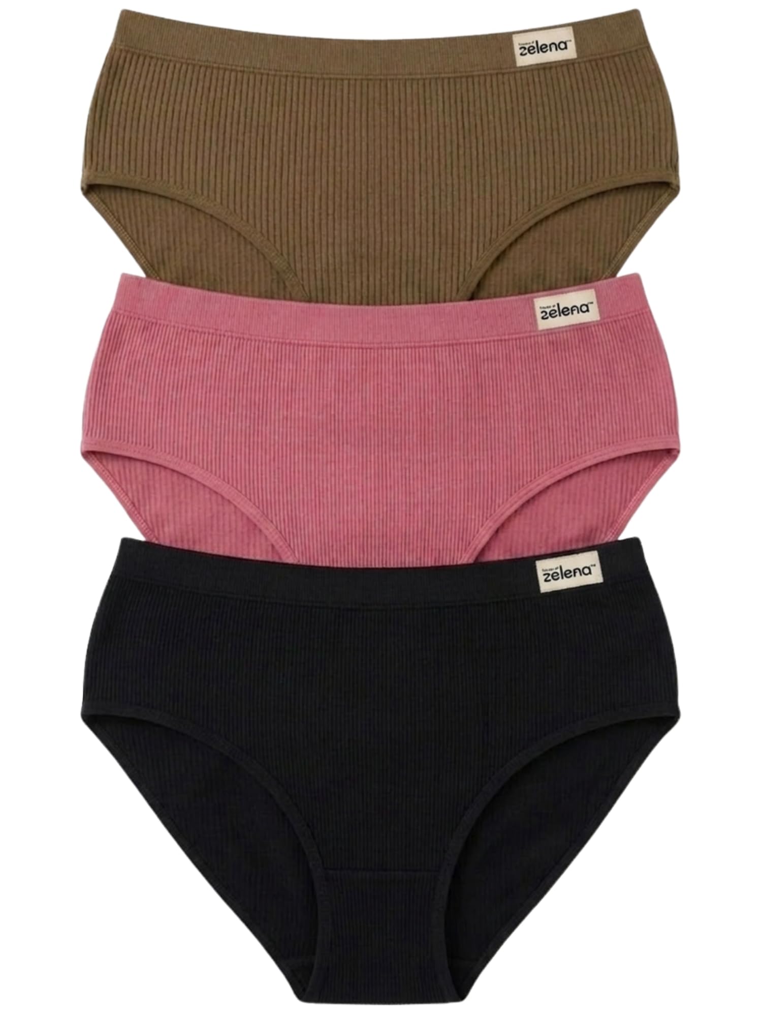 Cotton Broad Rib Mid Rise Hipster for MOM | Comfortable & Soft Maternity Panty for Women with 3 Layer Extra Absorbent Gusset Crotch | Postpartum Panties Pack of 3-image-26