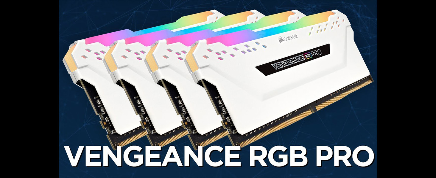 Corsair Vengeance RGB PRO 16GB (2x8GB) DDR4 3200MHz C16 Desktop