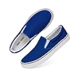 Low-Top Slip Ons Women's Fashion Sneakers Casual Canvas Sneakers for Women Comfortable Flats Breathable Padded Insole Slip on Sneakers Women Low Slip on Shoes
