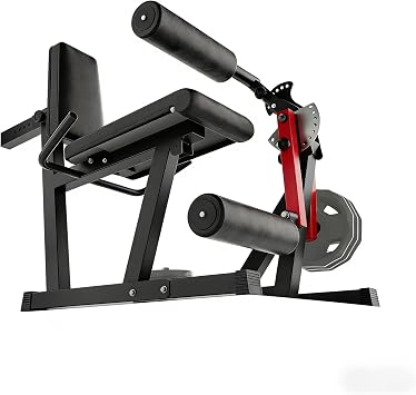 Professional Leg Extension & Curl Machine 4-in-1, 700Lbs Home Gym Equipment with Adjustable Bench, Leg Press, Hack Squat Rack & Hip Thrust for Glutes, Thighs and Lower Body Training