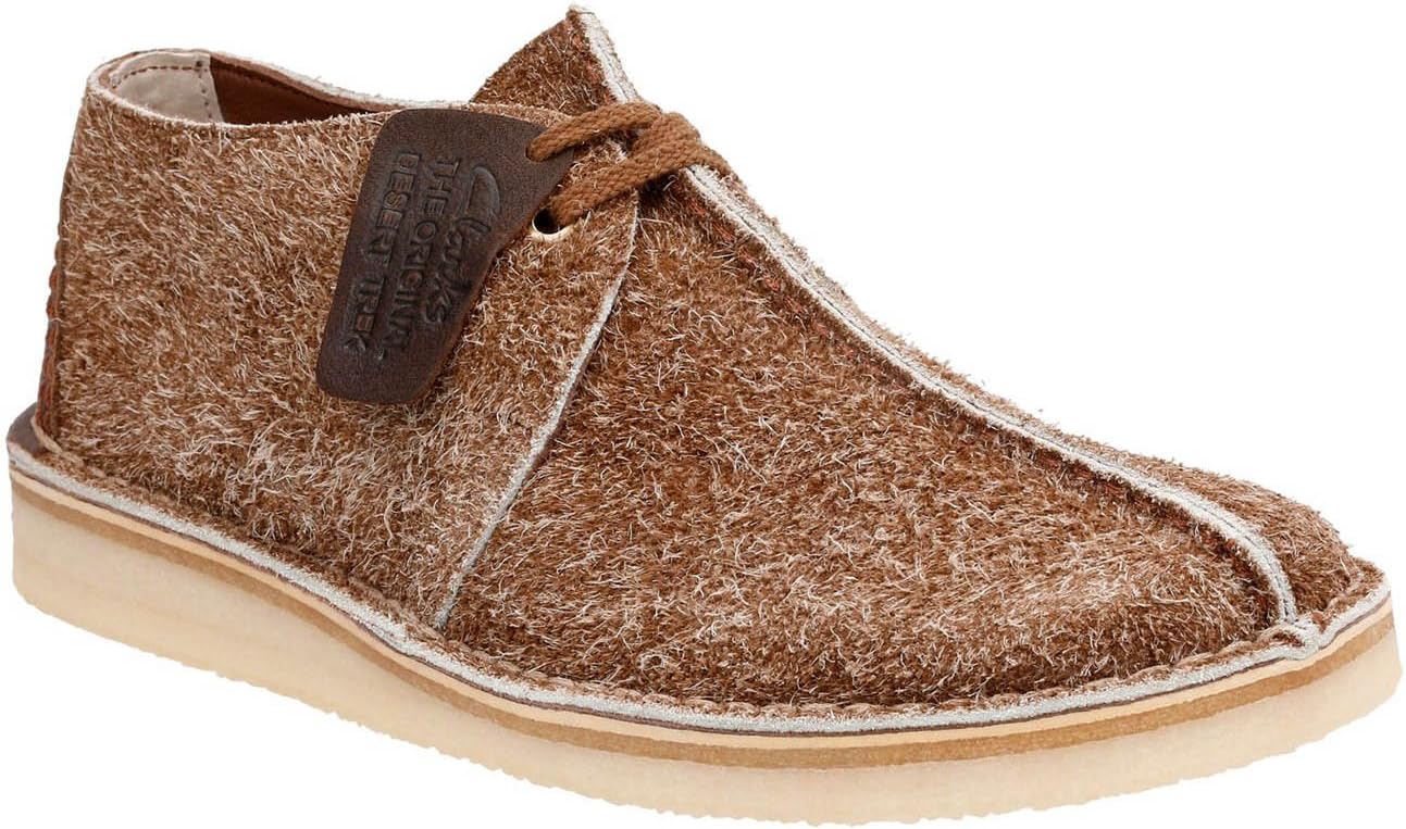 Clarks - Mens Desert Trek Shoe, Size: 13 D(M) US, Color: Cola Hairy Suede