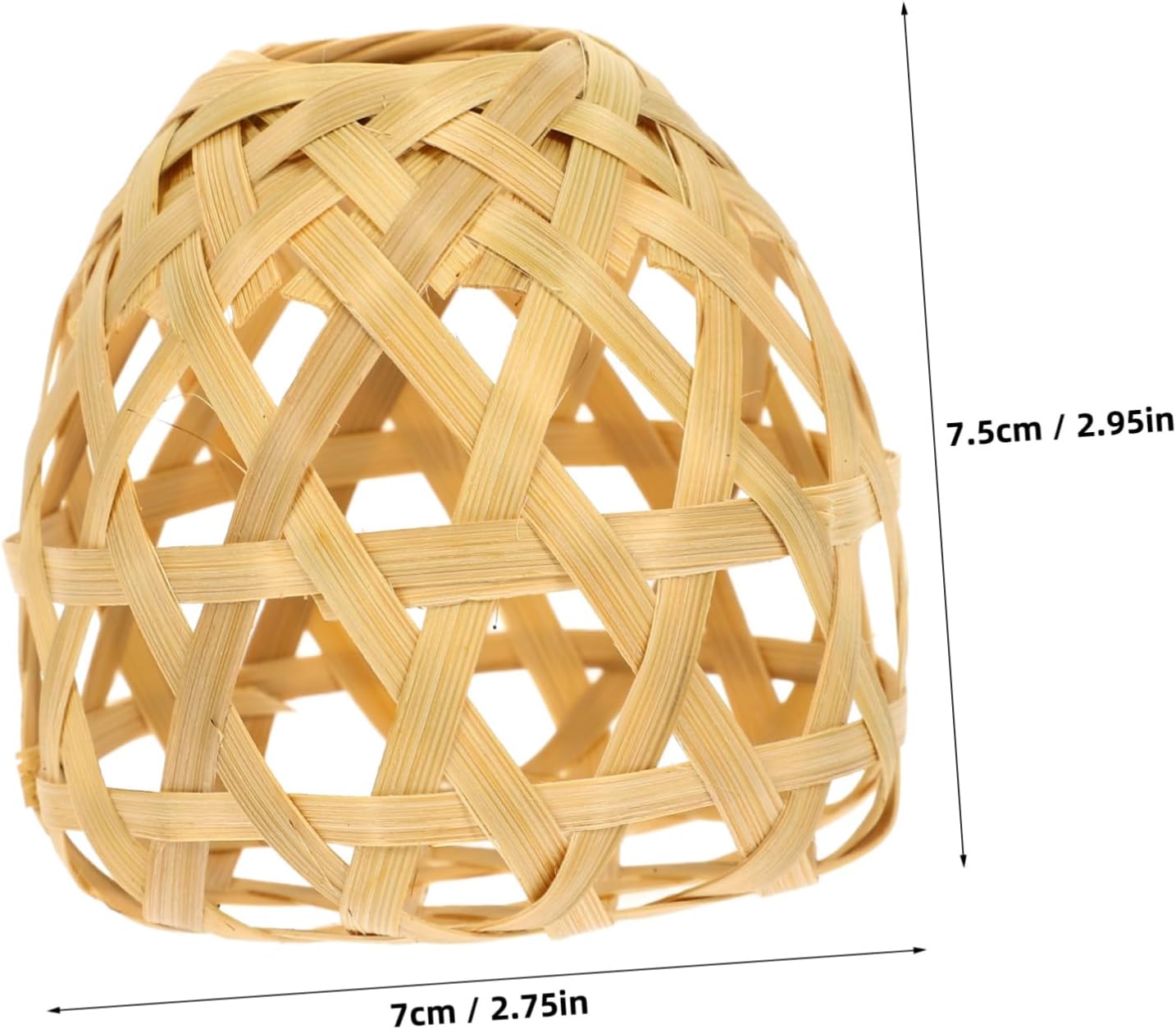 NOLITOY 20pcs Woven Lampshade Handmade Pendant Light Cover for Bedroom Rustic Light Fixtures and Easy to Install for Home Decor