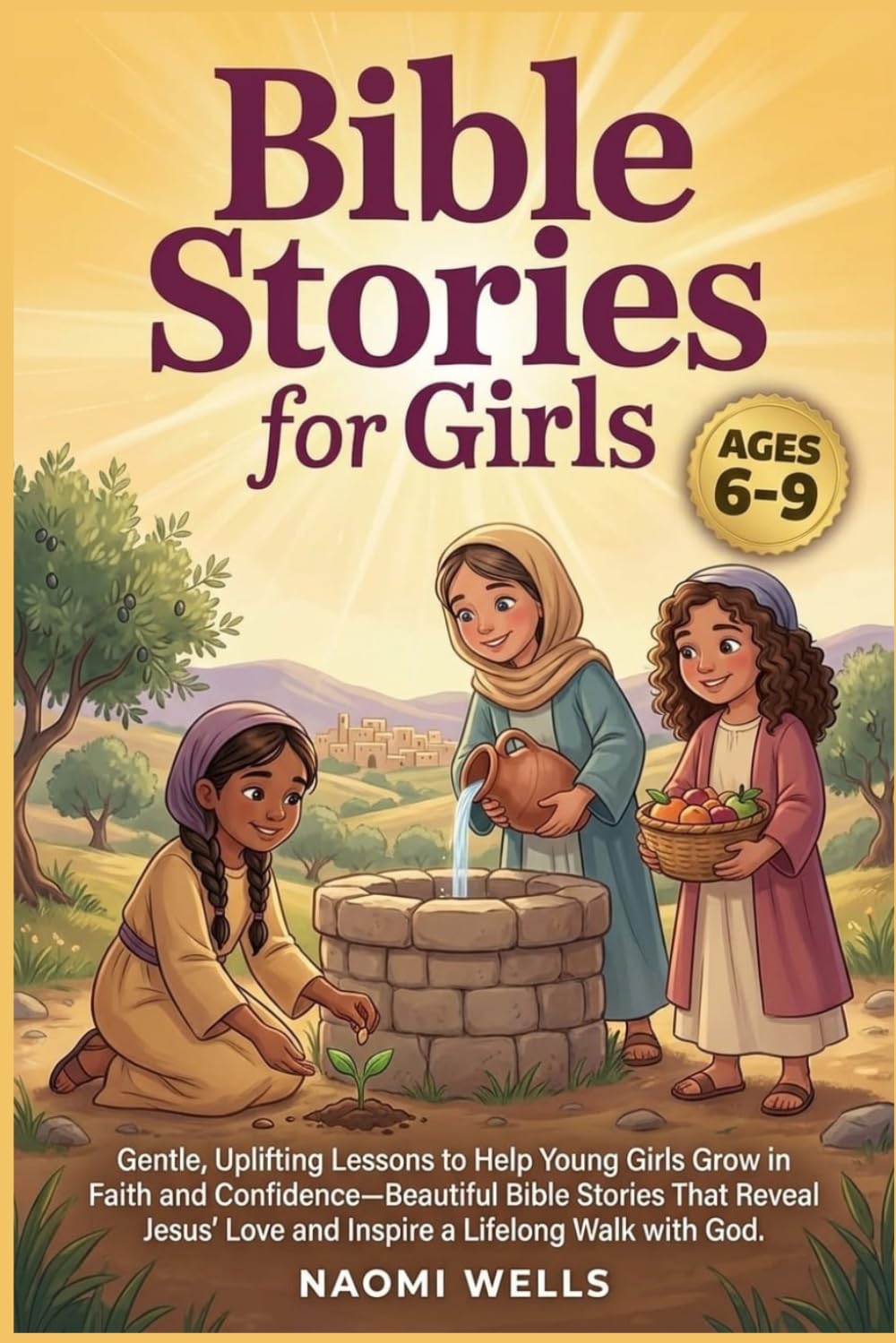 Bible Stories For Girls Ages 6–9: Gentle, Uplifting Lessons to Build Faith, Confidence, and a Love for God