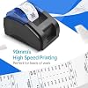 58mm Desktop Receipt Printer USB + BT 203 DPI Direct Thermal Printing Compatible with Linux/Mac/Android/iOS Systems High Speed Printing Support ESC/POS Command for Restaurants