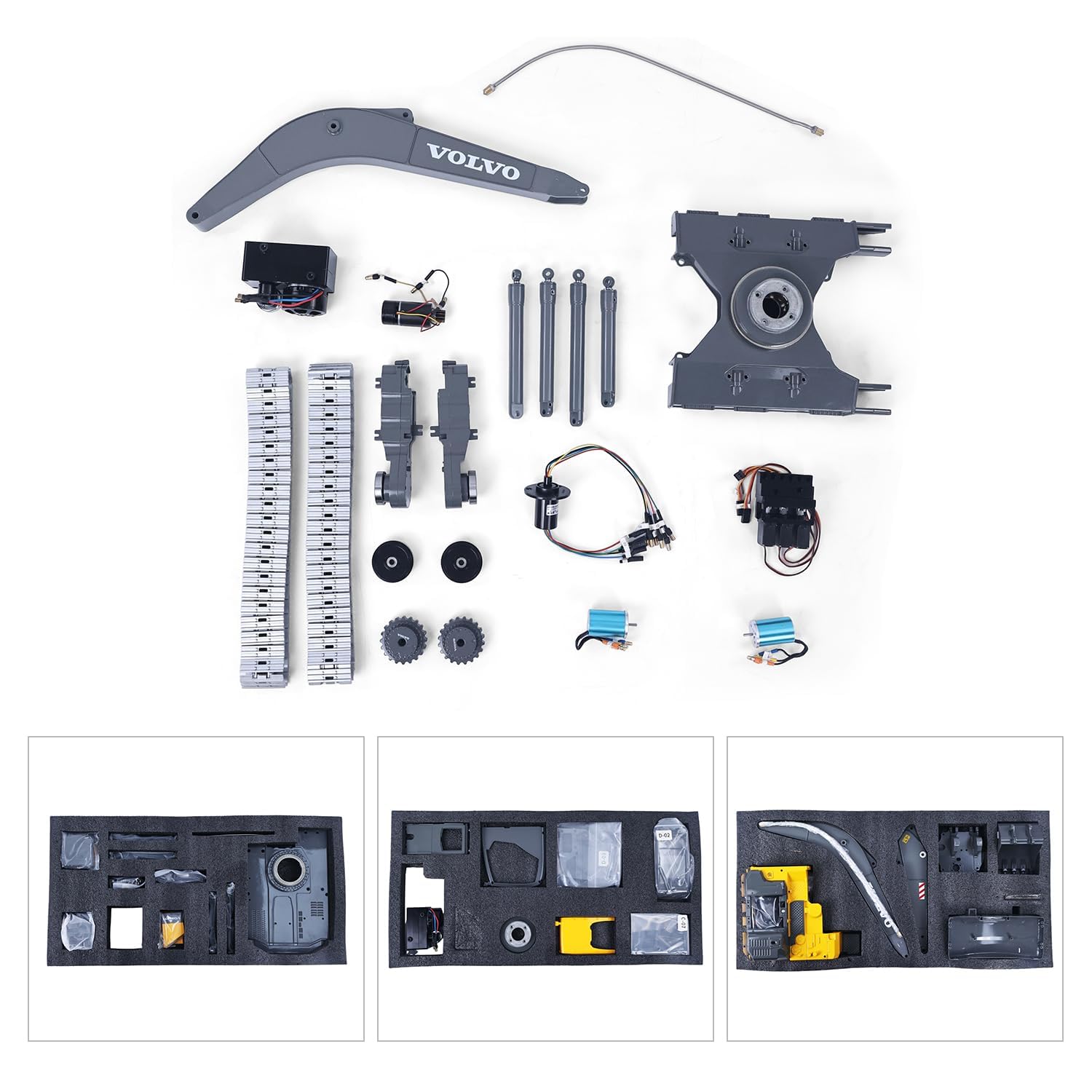 Toucan RC Hobby 1/14 EC160E KIT Legierung RC Hydraulikbagger Drahtlose Steuerung Bagger Bürstenlos Motor Engineering Fahrzeug Unmontiert