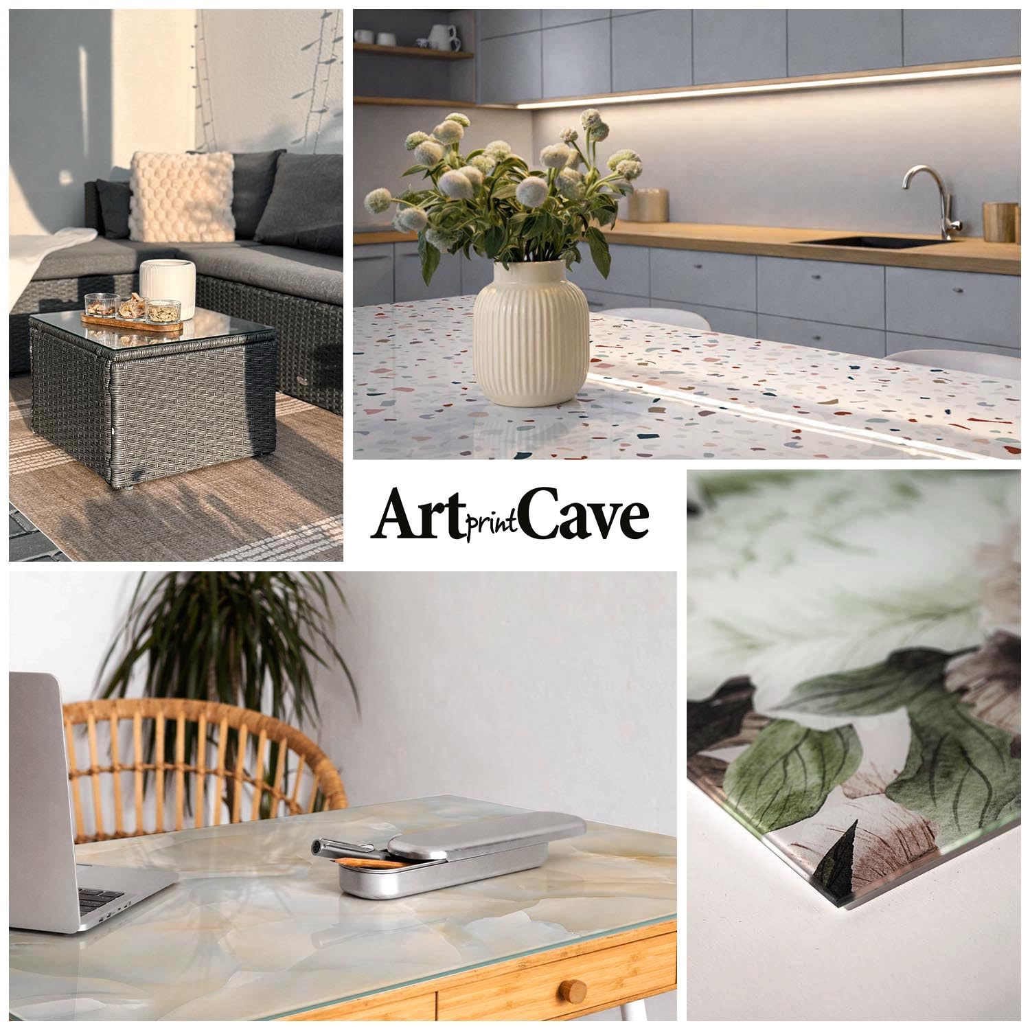 Piano Tavolo Decorativo 120x80 cm | Rettangolare | Multiuso | Con Stampato | Schede retrò | Decorazioni per Cucina e Soggiorno | Vetro Temperato | Spessore 4 mm | Bordi a Filo Lucido