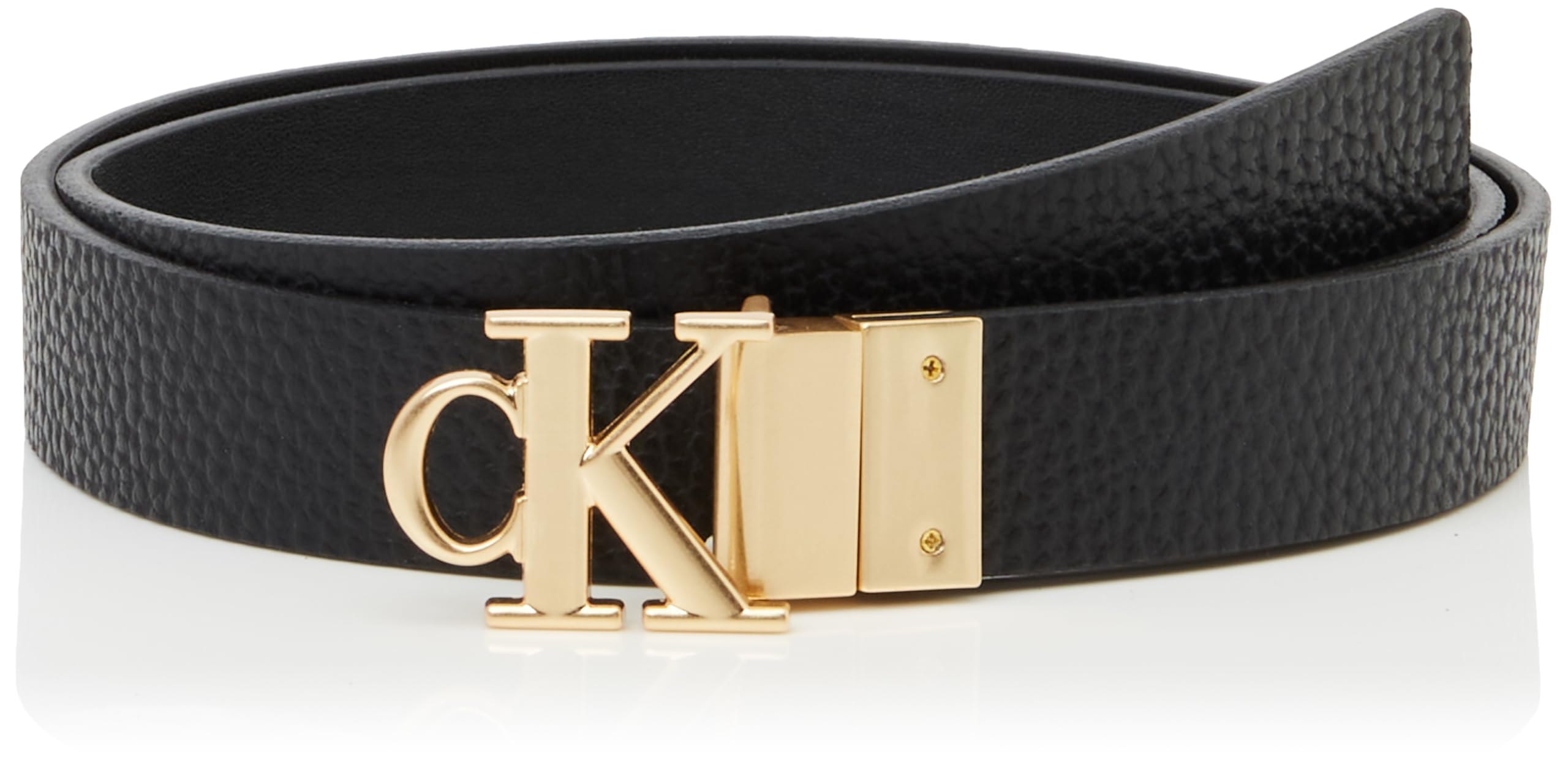 Calvin Klein Ceinture Femme Monogram Plaque Buckle 2,5 cm Réversible