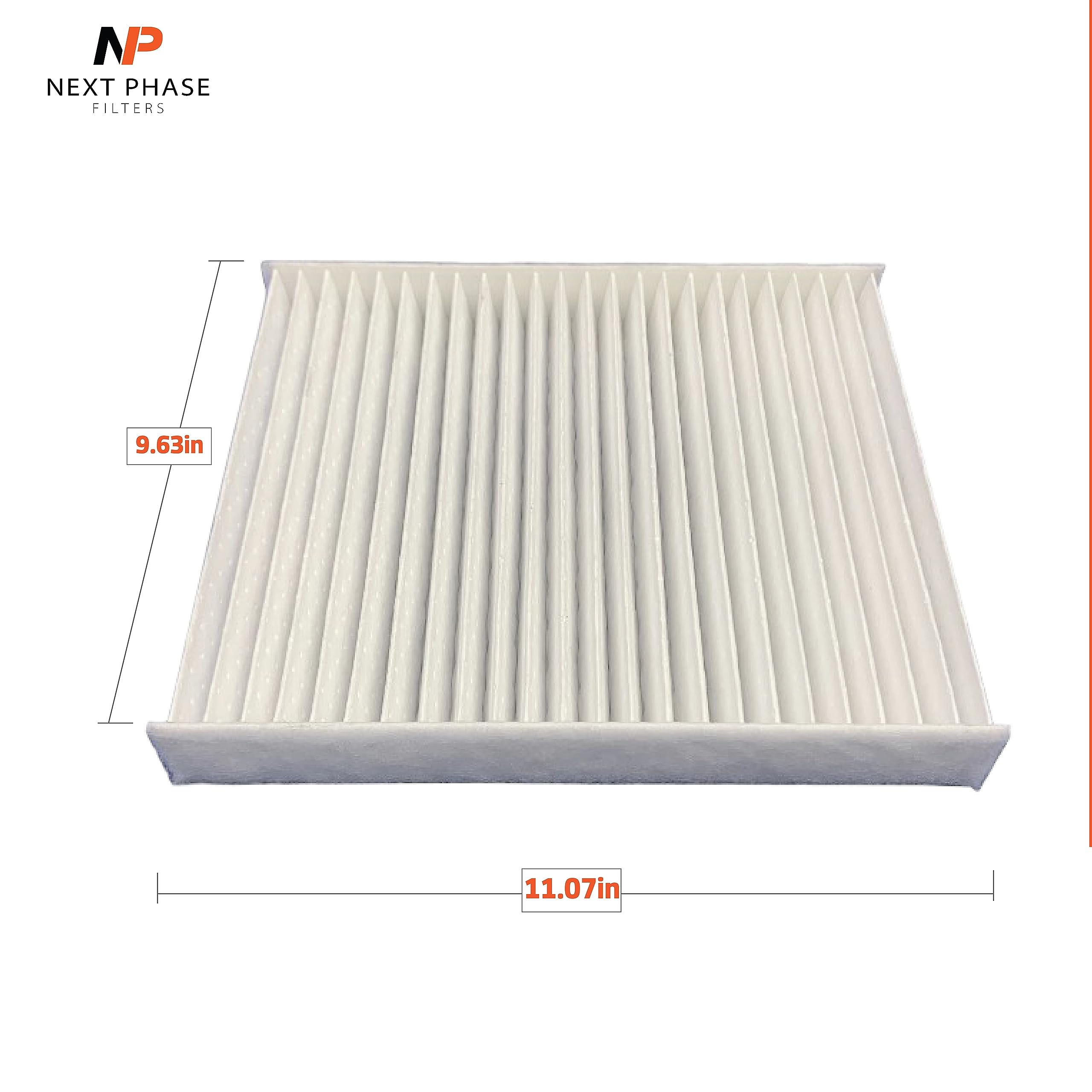 NEXT PHASE FILTERS MADE IN USA: NP3JC1A Cabin – Replaces O.E. 272773JC1A, 272773JC1C; Wix WP10009, Purolator C48162, Fram FDC11776, Champ CAF1903P - Climate Control System Accessories - View #10
