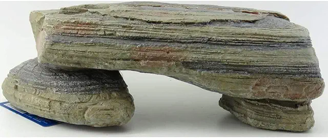 TRIXIE Felsplateau für Leopardgecko Terrarien - Sandstein-Optik