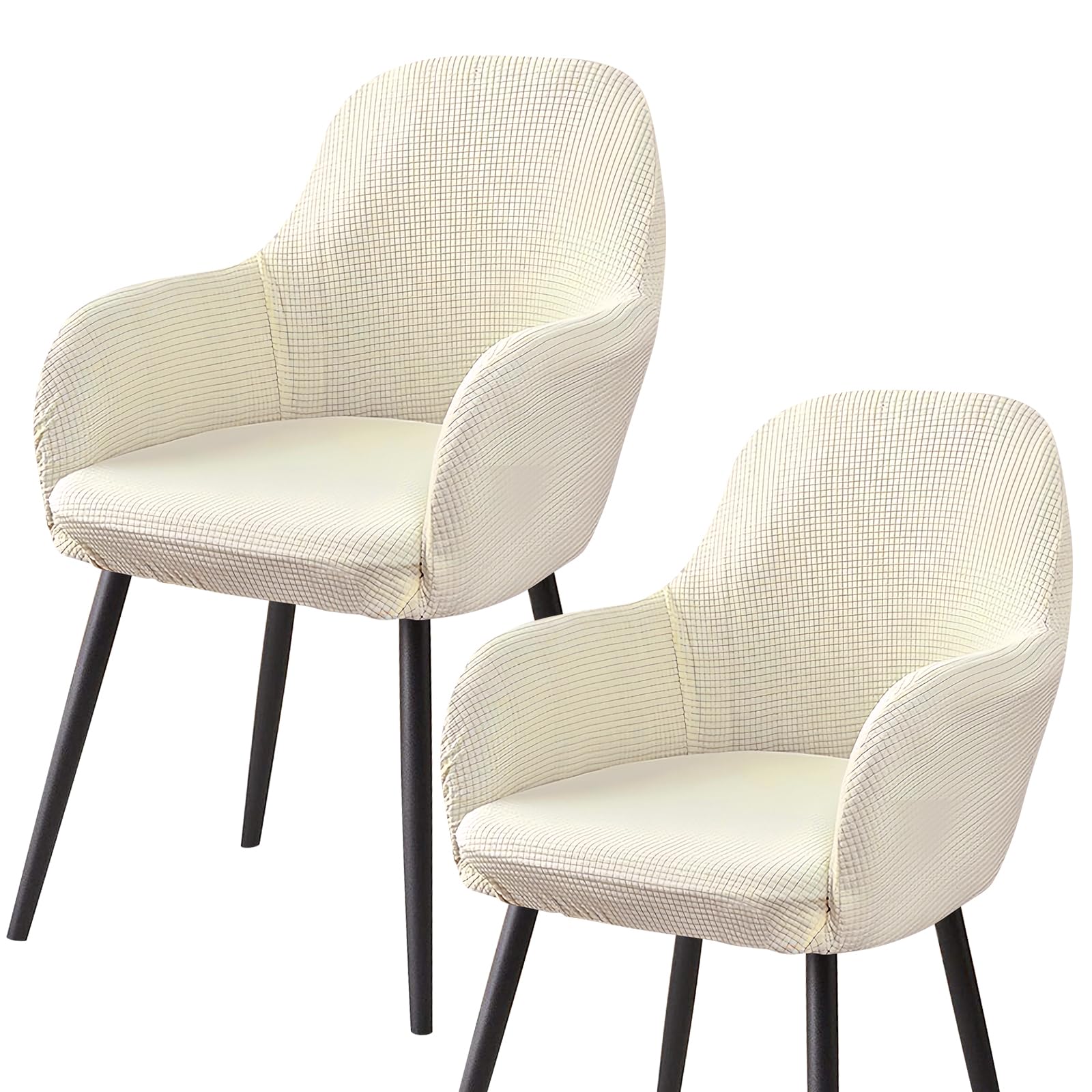 XGANGM Fantasia Copertura Sedie Sala da Pranzo 6/2/4 Pezzi con Braccioli Fodera per Sedia Cucina Coprisedie Elasticizzato Moderni con Schienale Scandinava Poltroncina Copri per Ufficio,I,1PCS