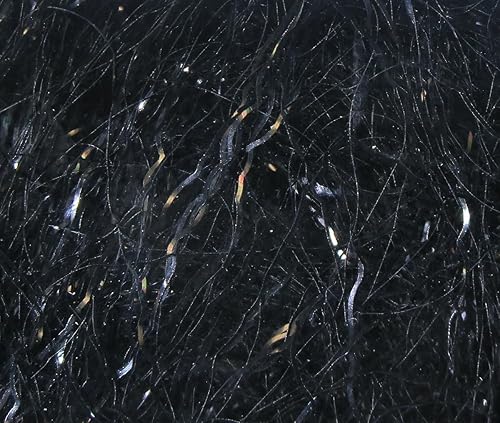 Miniatura 16 de Hareline Fibra de hielo Dubbin Ripple Negro -,Fucsia sangriento,azul, (Blue UV),Chartreuse,#67 Cobre,Púrpura eléctrico,amarillo (FL